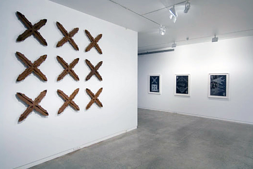Brett Graham's Campaign Rooms exhibition at Two Rooms Gallery, Auckland, New Zealand